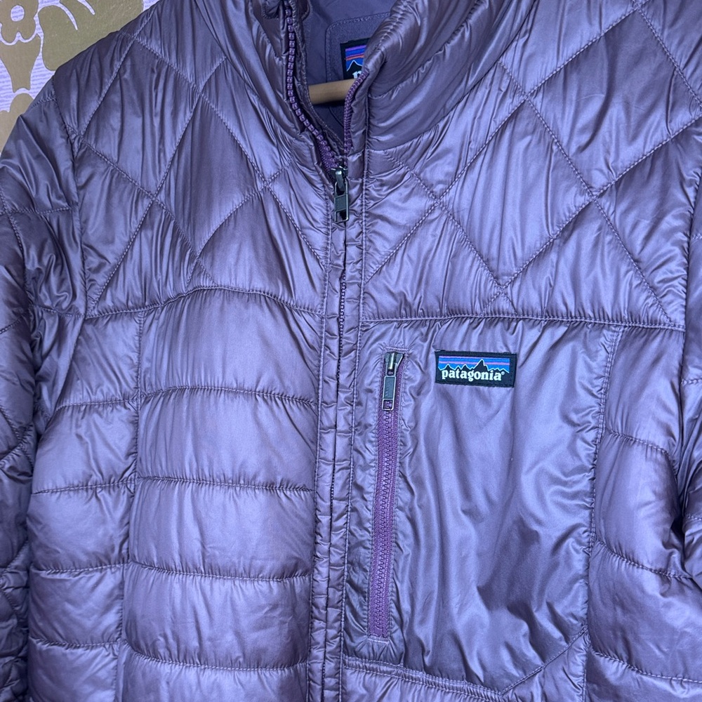 Patagonia Radalie Insulated Long Line Women's Purple Puffer Jacket, Size Large - Picture 5 of 14
